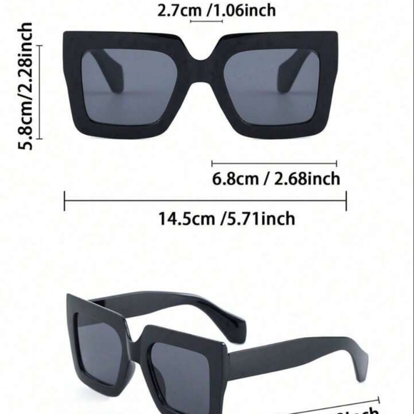 Geometric Oversized Sunglasses Pick One - Picture 5 of 5